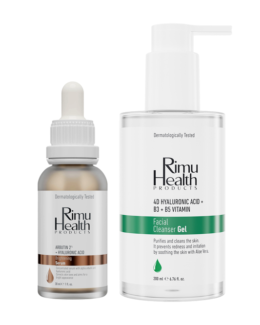 Yağlı Ve Karma Ciltlere Özel Cilt Tonu Eşitleyici, Leke Karşıtı Ve Yatıştırıcı Temizleyici Cilt Bakım Seti