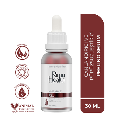 Canlandırıcı ve Cilt Tonu Eşitleyici Yüz Peeling Serum 30 ml