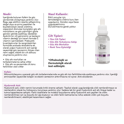 Göz Altı Aydınlatıcı Ve Kırışıklık Karşıtı Bakım Serumu 30 ml